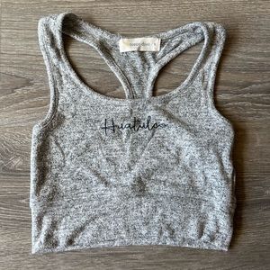 Comfortable gray tank top